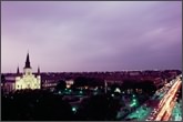 Saint Louis Cathedral and the French Quarter